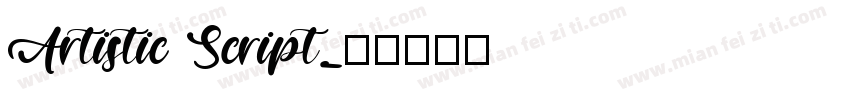 Artistic Script字体转换